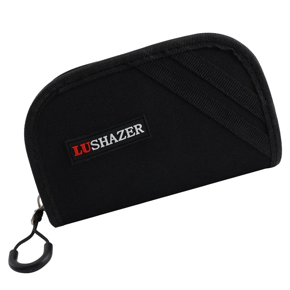 Outdoor Portable Fishing Bag Large Capacity Canvas Zipper Sequins Spoon Lure Bait Tackle Box Fishhooks Hand Spinner Storage Case