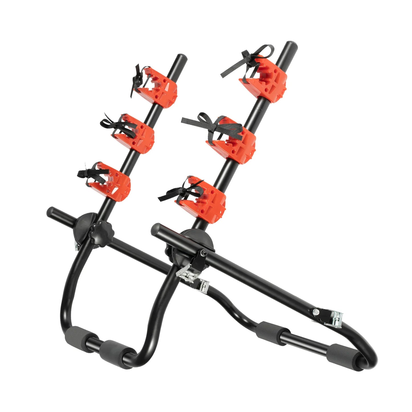 Foldable Car Trunk Bike Rack Auto Bicycle Rack Carrier 3 Bikes Trunk Mount for Most Hatchbacks, Sedans, SUVs, Vans