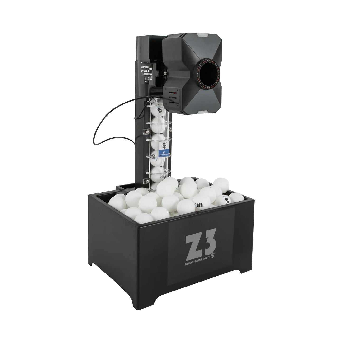 Automatic Ping Pong Ball Machine 10 Modes Remote Control Table Tennis Robot Pitching Machine with Net+100 ABS Balls+Ball Picker