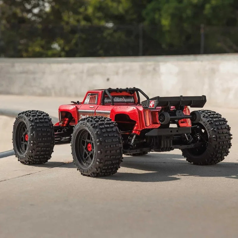 Truck Outcast 4X4 4S BLX 1/10TH 4WD Stunt Truck RTR (Battery and Charger Not Included), Red, ARA4410V2T4