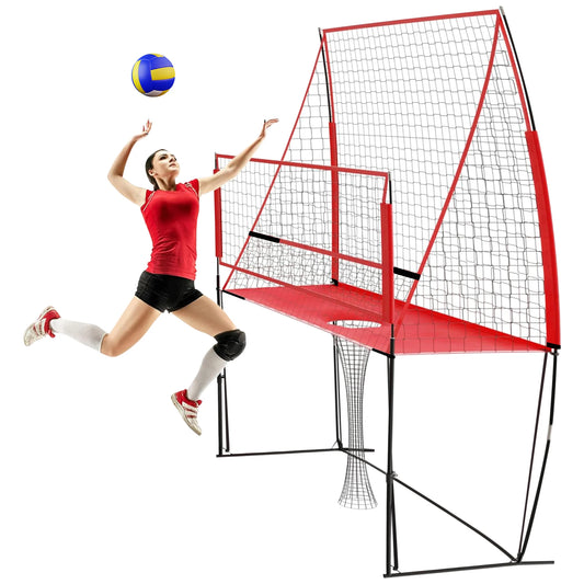Bymaocar 2.44*3.35M Volleyball Training Net, Nylon Volleyball Practice Net, Volleyball Trainer Equipment Net