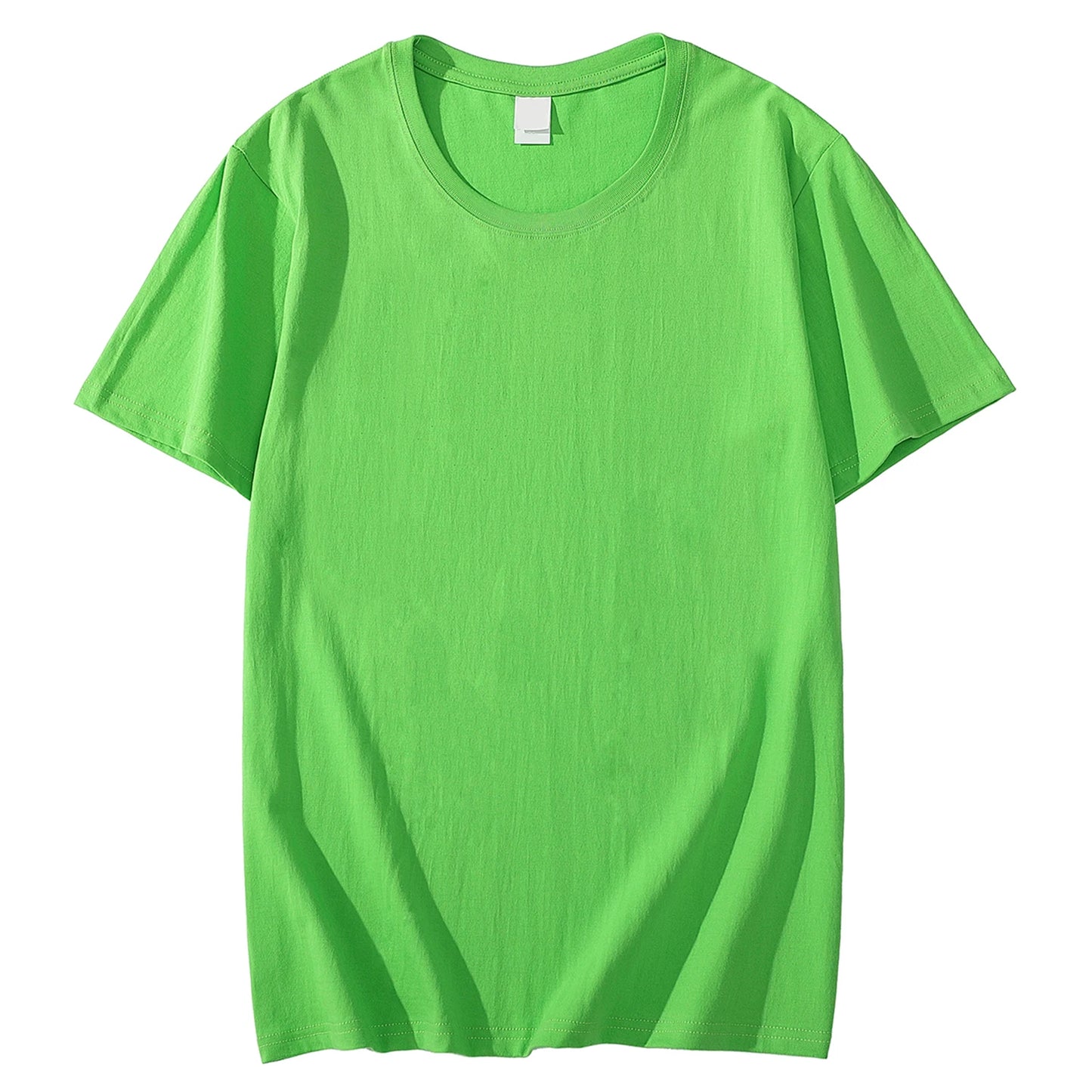 Solid Color T-shirt 8 Colors 2025 New Short Sleeve Men's/Women's Heavy Pound 220g Cotton White Crewneck Loose Top S-4XL