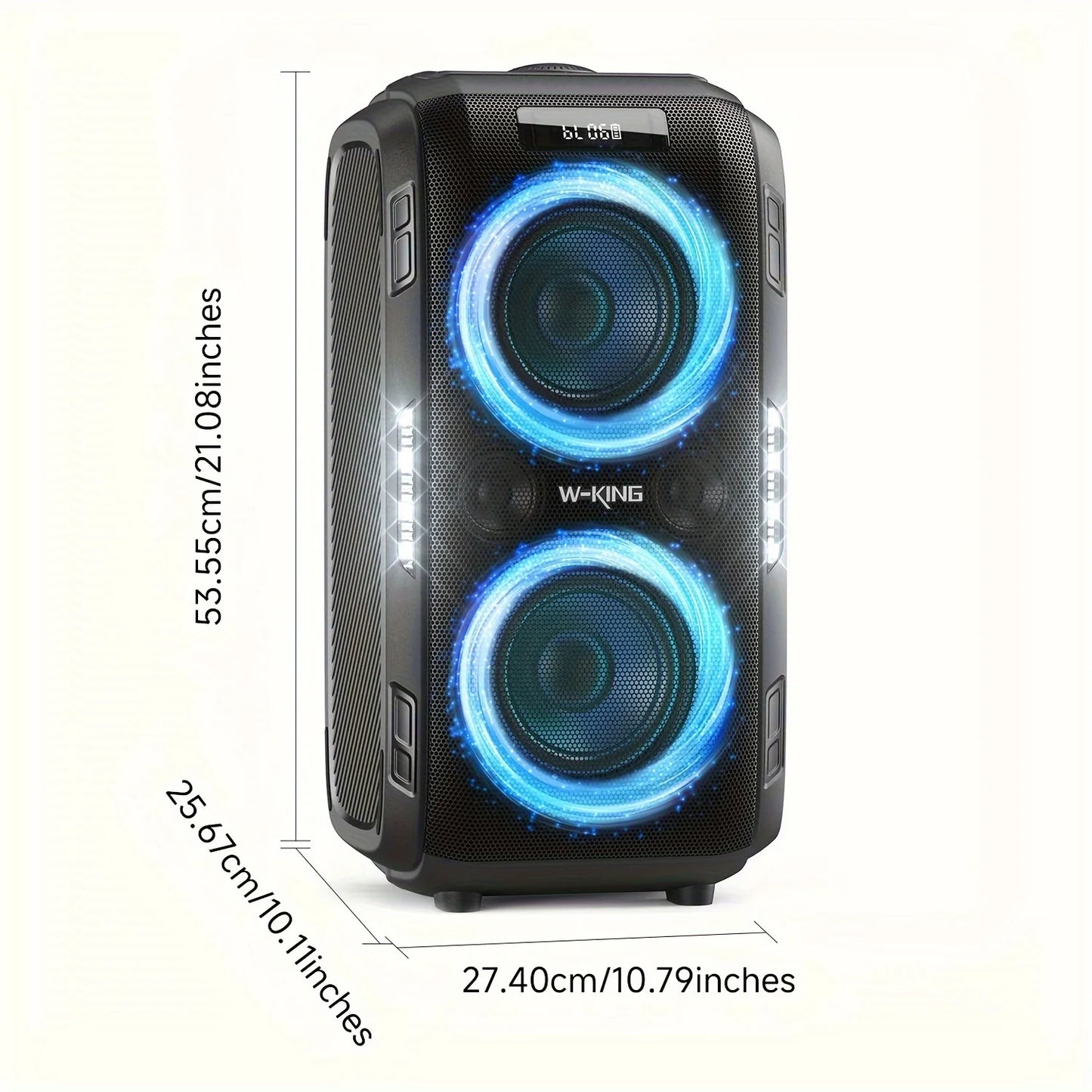 W-KING 250W PEAK Large Bluetooth Speaker Loudest/Massive 120dB/12 Custom Bass, V5.3 Big Party Boombox Portable Speaker Wireless