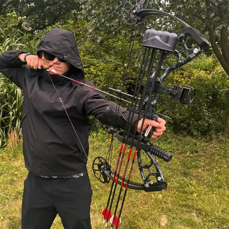 Compound Bow and Archery Sets - Right Hand Archery Compound Bows 30-70 lbs Draw Weight Adjustable for Youth，Adults and Beginners