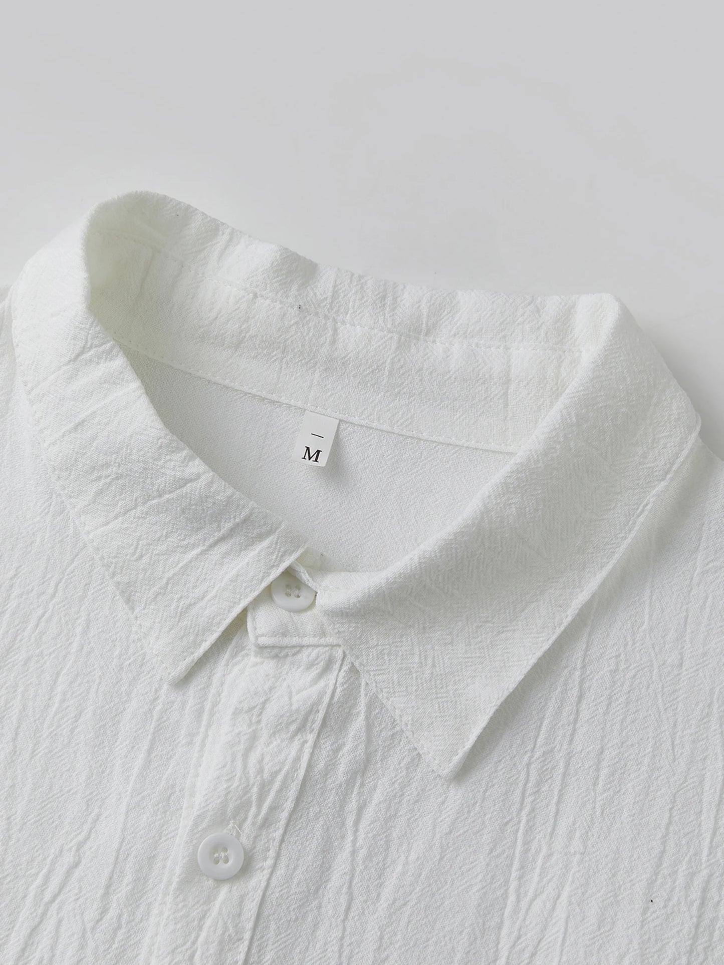 Stylish Men s Button Up Shirt with Long Sleeves and Turn Down Collar in Trendy Solid Color Design for Casual Wear