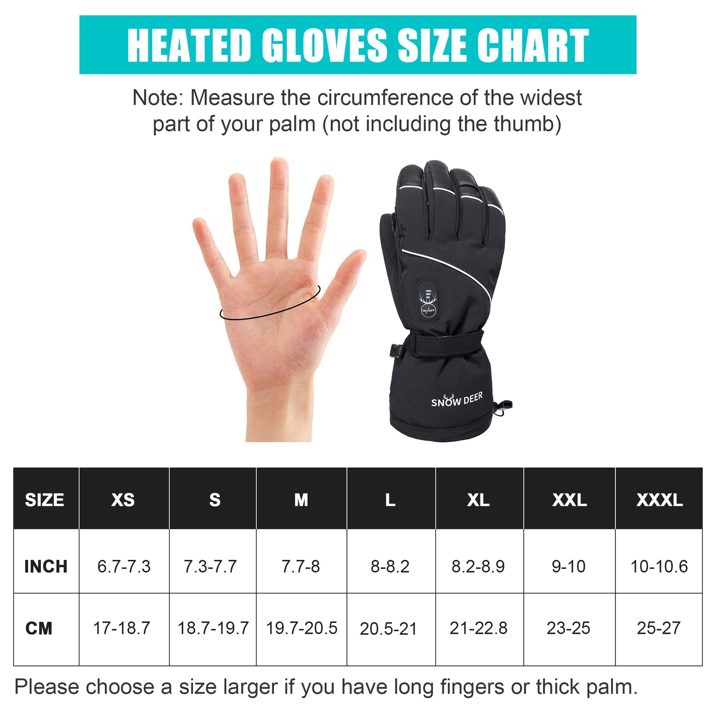 Winter Thermal Electric Heated Skiing Gloves Warm Men Women Touch Screen Rechargable Electric Heating Gloves Motorcycle 2022