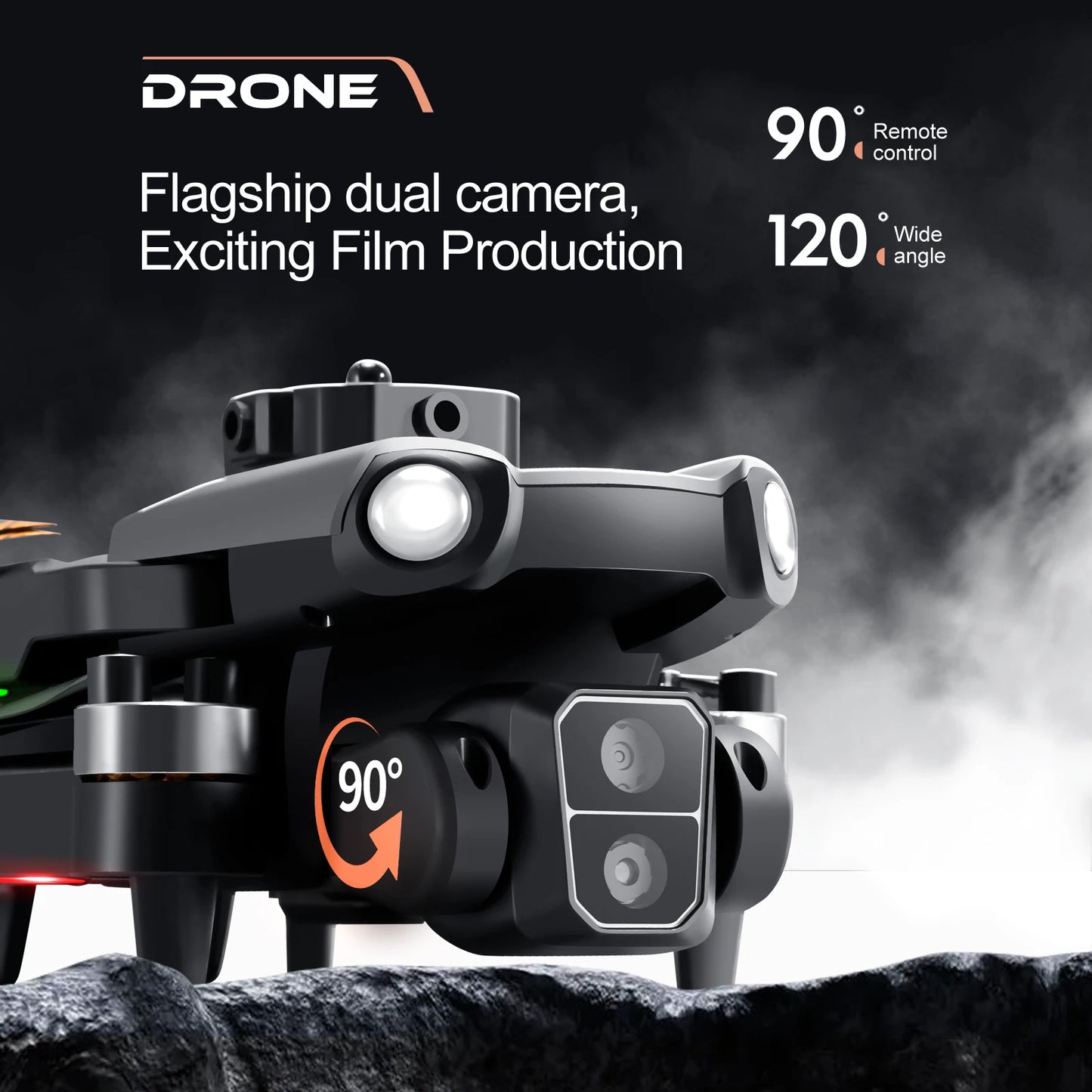 M8 Pro  Drone Professional Mini Dron WIFI Optical Flow Localization 3sided Obstacle Avoidance Quadcopter Toy Gift