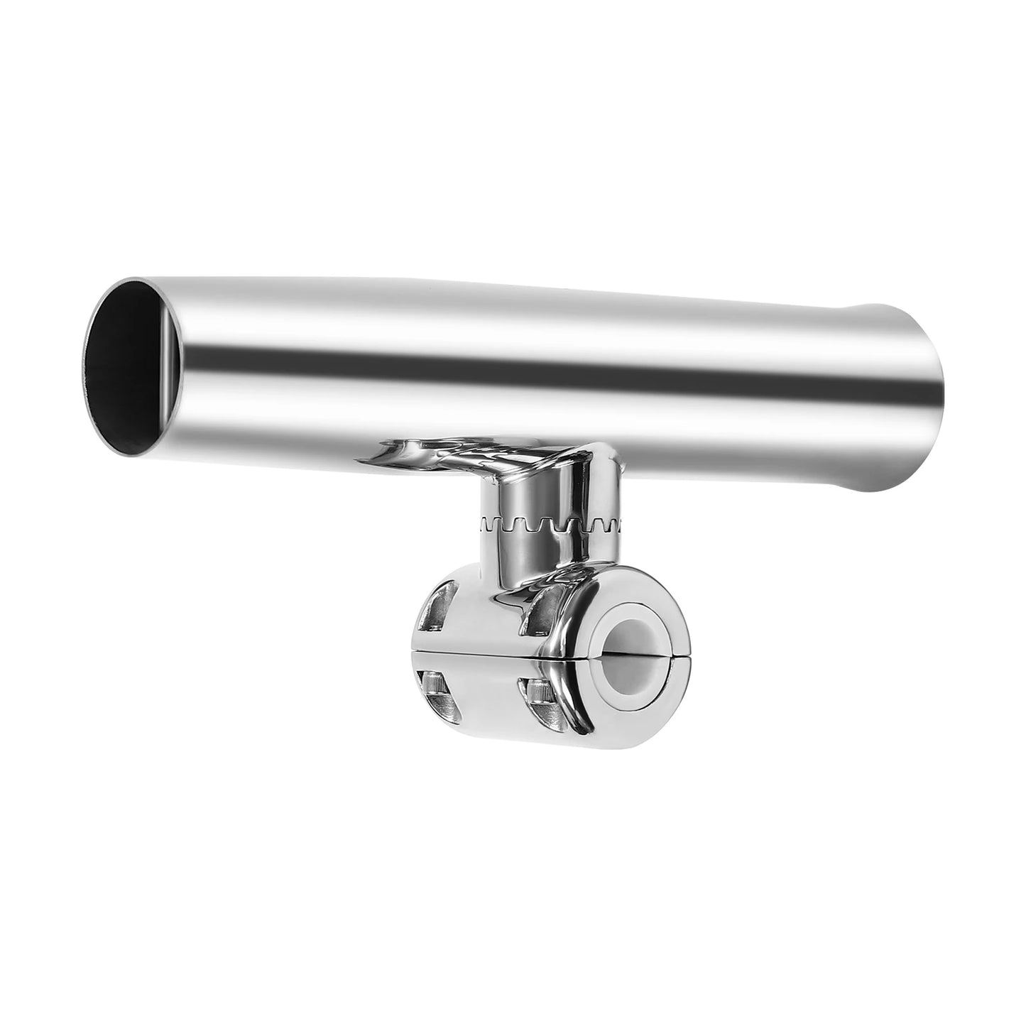 1PC Stainless Steel Fishing Rod Holder with Wrench, Duty Marine Grade Adjustable Rod Holder for Boat, Kayak, and Shore Fishing