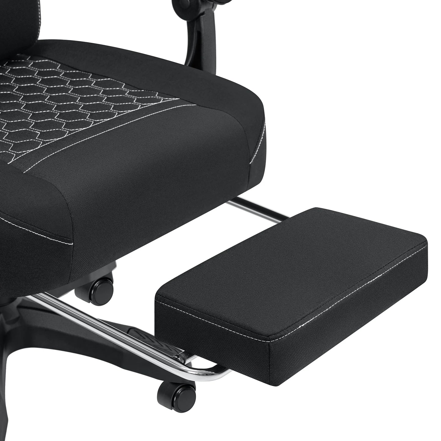 Ergonomic Office Chair With Footrest Lumbar Cushion Bluetooth Speaker 2-Point Massage Height Adjustable Gaming Racing Chair Sofa