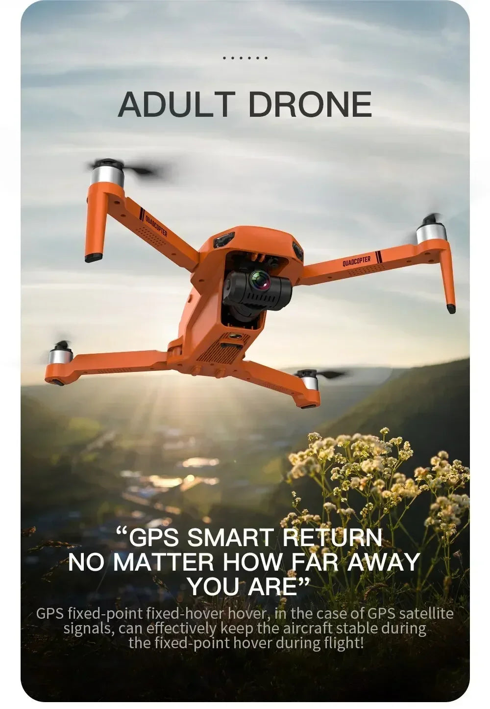 KF102 4K HD GPS Drone with Dual Camera 2-Axis Gimbal Optical Flow WiFi FPV Foldable Quadcopter Toy Perfect Gift for Kids Adults