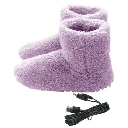 Women Men Electric Heating Shoes USB Heated Shoes Couples Home Shoes for Cold Weather