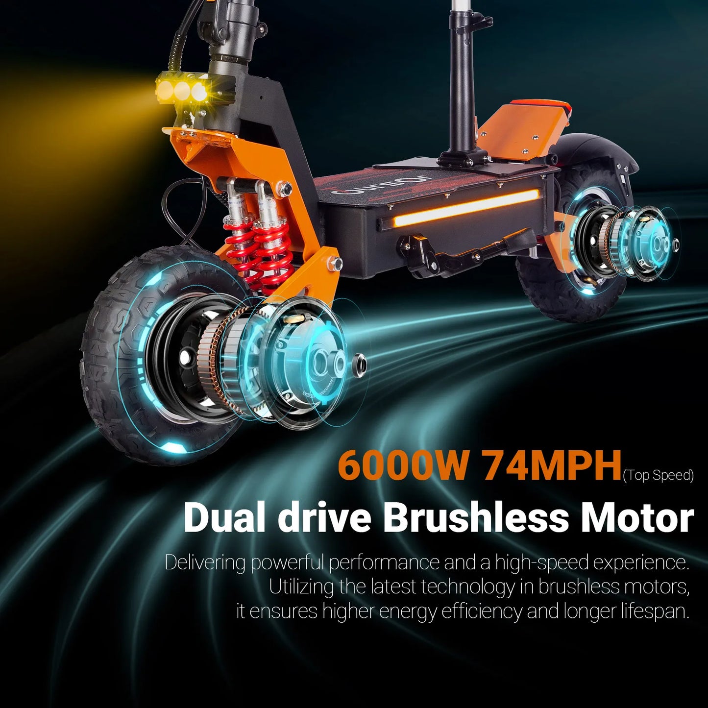 TOURSOR X5 USA EU UK E Scooters 6000W Dual Motor 60V40ah Electric Scooter Adult 11 Inch Off-road Vacuum Tire E-Scooter