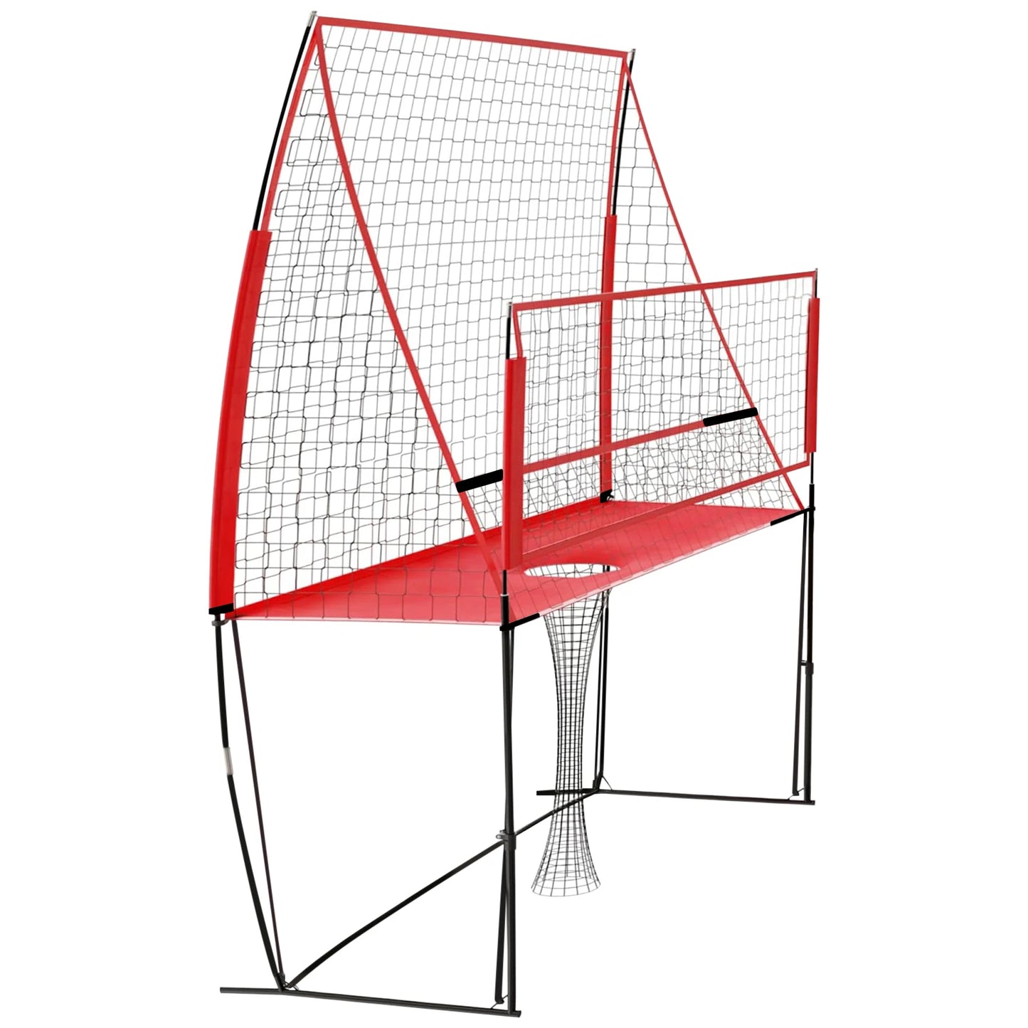 Bymaocar 2.44*3.35M Volleyball Training Net, Nylon Volleyball Practice Net, Volleyball Trainer Equipment Net