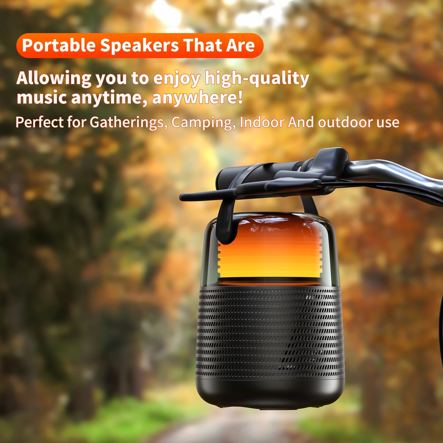 QERE HF55 Bluetooth Speaker with Hi-Res 20W Audio,Wireless HiFi Portable Speaker IPX5 Waterproof,Multiple connection modes,