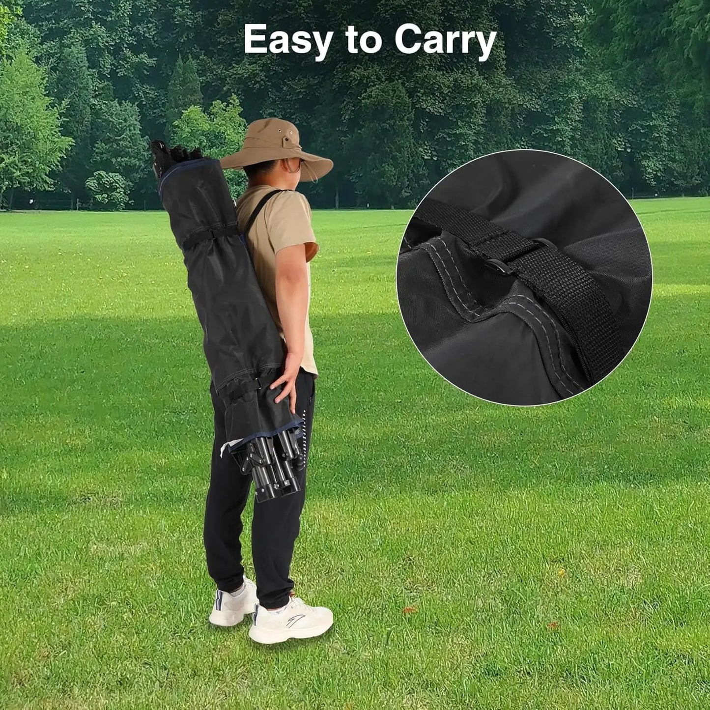 Portable Folding Hammock with Stand,Foldable Camping Hammock with Removable Pillow,Storage Net,Foldable Lounge