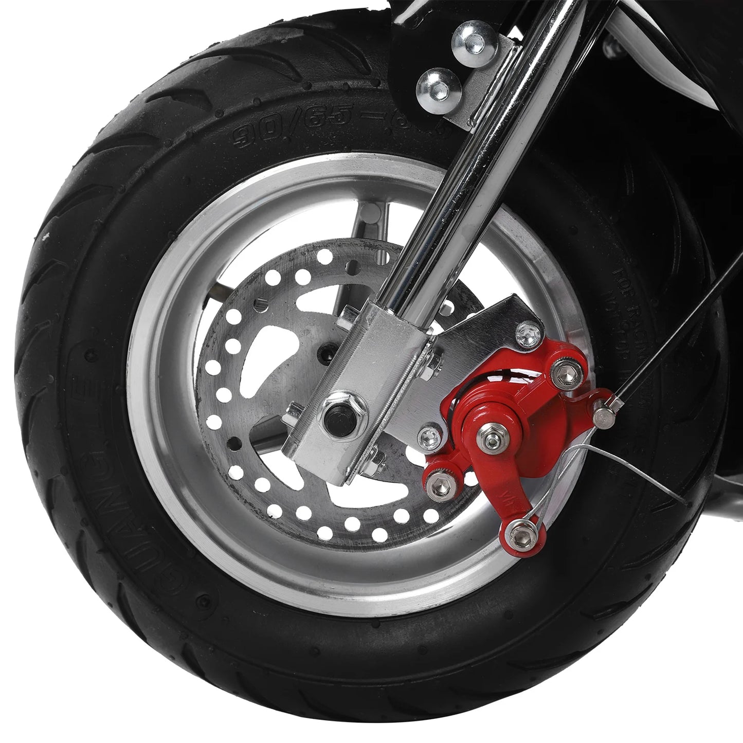 2-Stroke 49cc Pocket Gas Motorbike, Gas Pocket Motorbike, High Brightness Dual Headlights Rubber Handlebar Mini Motorcycle