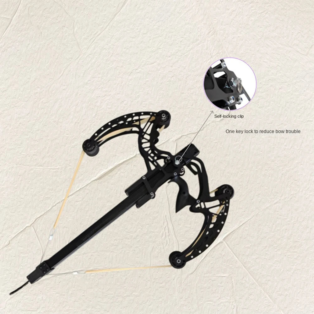 New all-metal 50-round compound bow and arrow compound slingshot steel ball double outdoor high-precision Green light bow