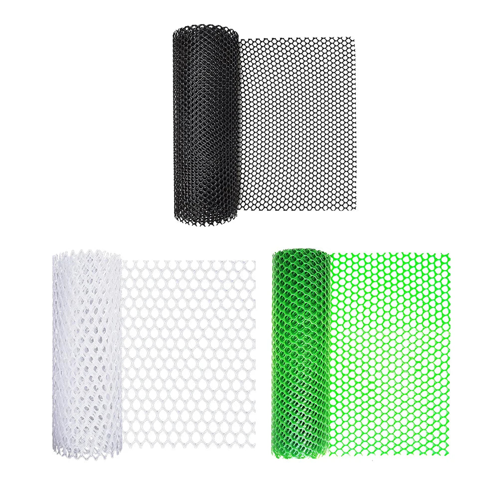 40x300cm Safety Netting Plastic Net Chicken Wire Fence Breeding Net Isolation Protection Child Cat Pet Chicken Garden Mesh