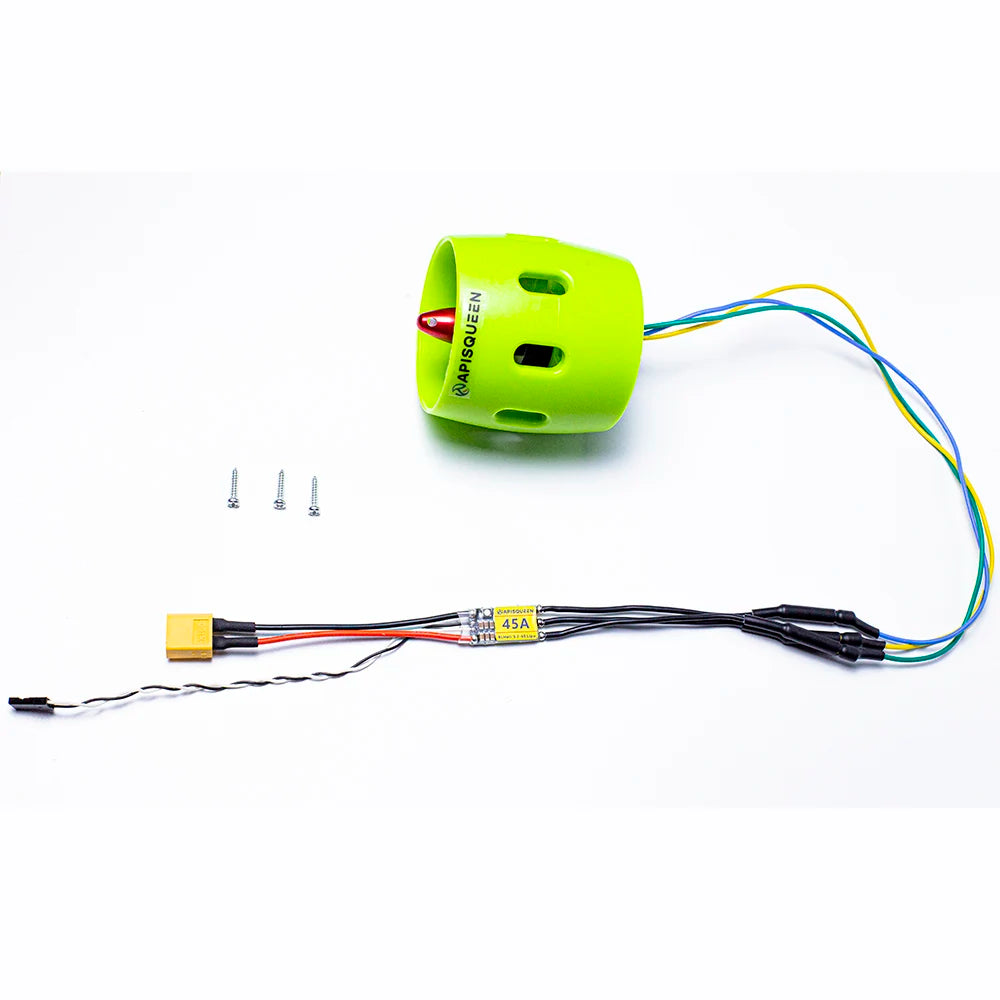ApisQueen U1 Underwater Thruster With 45A Bi-Directional ESC,16V 2Kg Thrust Brushless Underwater Subsea Thruster For ROV Boats