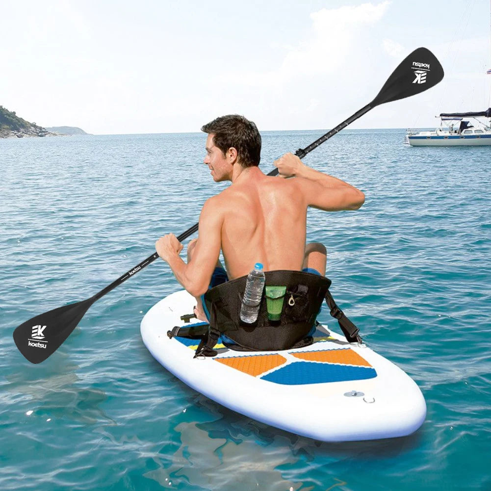 Aluminum Alloy Detachable SUP Paddle Three Piece Adjustable Kayak Canoe Paddle