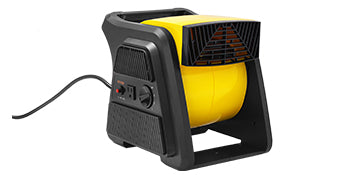 SucceBuy Pivoting Utility Fan 600 CFM High Velocity Floor Blower 300° Blowing Angle Air Mover for Drying Cooling Ventilating