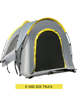 SucceBuy 5-8 FT Waterproof Truck Tent Car Accessories Bed for Full/Mid Size Truck 2-Person Sleeping Capacity for Camping Hiking