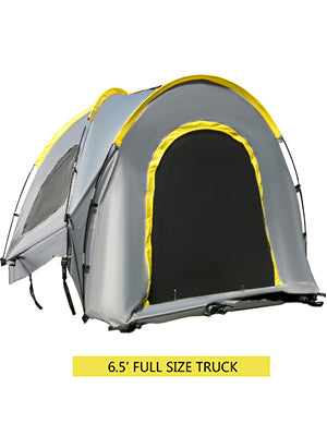 SucceBuy 5-8 FT Waterproof Truck Tent Car Accessories Bed for Full/Mid Size Truck 2-Person Sleeping Capacity for Camping Hiking